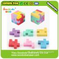 3D kleurrijke Mini TPR geassembleerd puzzel kubus gum
